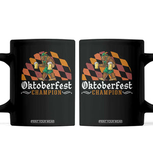 Funny Bigfoot Coffee Mug Oktoberfest Champion Beer Lederhosen TS11 Black Print Your Wear