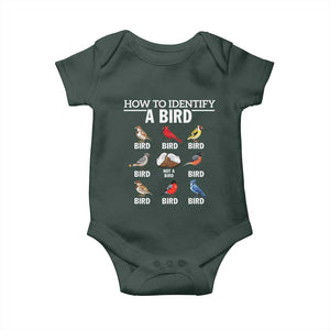Funny Bird Watching Baby Onesie How To Identify A Bird TS02 Print Your Wear