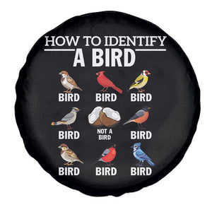 Funny Bird Watching Spare Tire Cover How To Identify A Bird TS02 Print Your Wear