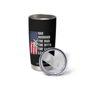 Funny Boat Captain Tumbler Cup Dad Husband The Man The Myth The Captain Legend TS11 Print Your Wear