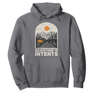 Funny Camping Is Intent Hoodie For Camper Hiking Outdoors Adventure Lover TS02 Charcoal Print Your Wear