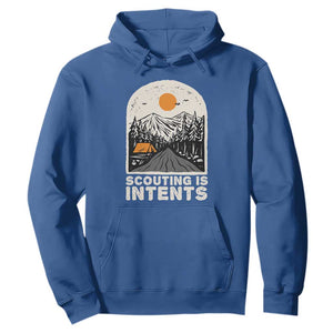 Funny Camping Is Intent Hoodie For Camper Hiking Outdoors Adventure Lover TS02 Royal Blue Print Your Wear