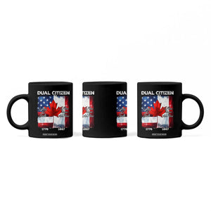 Funny Canadian American Coffee Mug Dual Citizen Liberty Or Death A Mari Usque Ad Mare TS11 Print Your Wear