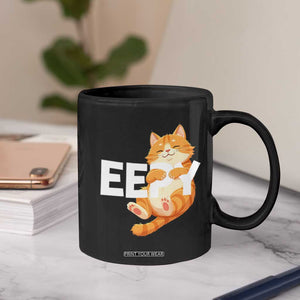 Funny Cat Meme Coffee Mug Eepy Cat Silly Sleepy Cat TS09 Print Your Wear