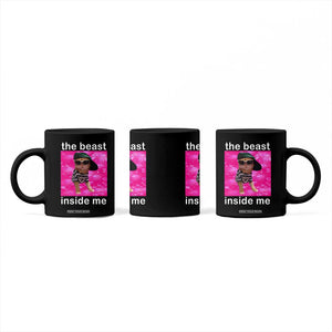 Funny Cat Meme Coffee Mug The Beast Inside Me TS09 Print Your Wear