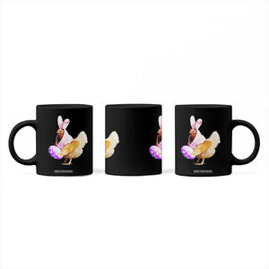Funny Chicken Bunny Coffee Mug Happy Easter Eggs Farm TS02 Print Your Wear