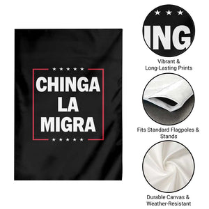 Funny Chinga La Migra Garden Flag Star Stripes TS11 Print Your Wear