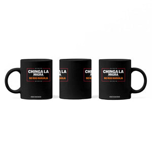 Funny Chinga La Migra No Mas Naranja Coffee Mug Star Stripes TS11 Print Your Wear