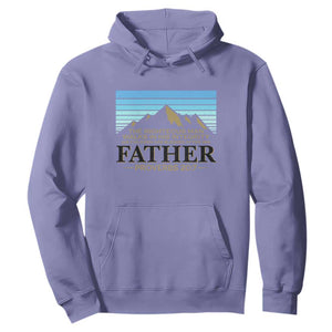 Funny Christian Father Hoodie The Righteous Man Walks In His Integrity Fathers Day TS11 Violet Print Your Wear