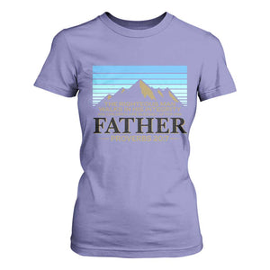 Funny Christian Father T Shirt For Women The Righteous Man Walks In His Integrity Fathers Day TS11 Violet Print Your Wear