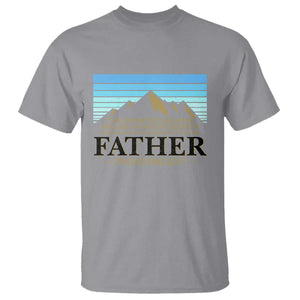 Funny Christian Father T Shirt The Righteous Man Walks In His Integrity Fathers Day TS11 Sport Gray Print Your Wear