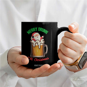 Funny Christmas Beer Coffee Mug Merry Drunk I'm Xmas Wasted Santa TS11 Print Your Wear