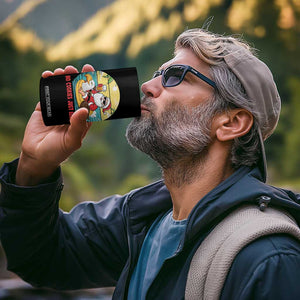 Funny Christmas In July 4 in 1 Can Cooler Tumbler No Cookies Just Beer Santa Summer Season Eagle Float TS11 Print Your Wear