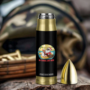 Funny Christmas In July Bullet Tumbler No Cookies Just Beer Santa Summer Season Eagle Float TS11 Print Your Wear