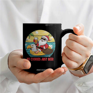 Funny Christmas In July Coffee Mug No Cookies Just Beer Santa Summer Season Eagle Float TS11 Print Your Wear