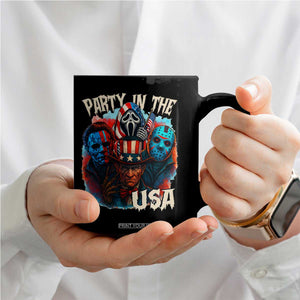 Funny Creepy 4th Of July Party In The USA Coffee Mug 4th Of July Horror Movie Independence Day TS11 Print Your Wear