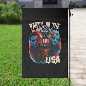 Funny Creepy 4th Of July Party In The USA Garden Flag 4th Of July Horror Movie Independence Day TS11 Print Your Wear