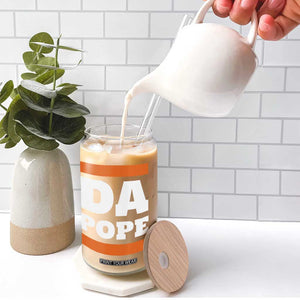 Funny Da Pope From America Chicago Glass Can TS11 Print Your Wear