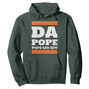 Funny Da Pope From America Chicago Pope Leo XIV Hoodie TS11 Dark Forest Green Print Your Wear