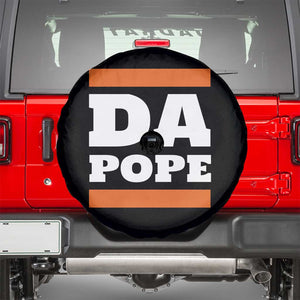 Funny Da Pope From America Chicago Spare Tire Cover TS11 Black Print Your Wear