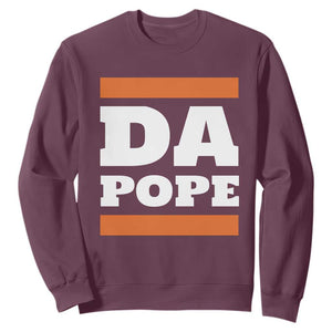 Funny Da Pope From America Chicago Sweatshirt TS11 Maroon Print Your Wear