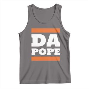 Funny Da Pope From America Chicago Tank Top TS11 Deep Heather Print Your Wear