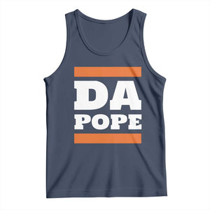 Funny Da Pope From America Chicago Tank Top TS11 Navy Print Your Wear
