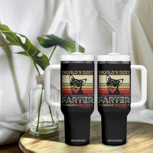 Funny Dad Dog Tumbler With Handle Fathers Day World's Best Farter I Mean Father TS10 Print Your Wear