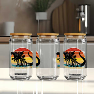 Funny Dad Giant Monster Glass Can Dadzilla Father Of The Monster Fathers Day TS11 Print Your Wear