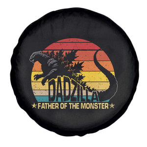 Funny Dad Giant Monster Spare Tire Cover Dadzilla Father Of The Monster Father's Day TS11 Print Your Wear