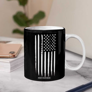 Funny Dad Grandpa Coffee Mug That's What I Do I Fix Stuff And I Know Things American Flag TB10 Print Your Wear