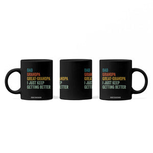 Funny Dad Great Grandpa Coffee Mug Retro Fathers Day TS10 Print Your Wear