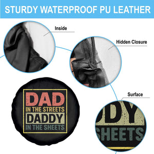 Funny Dad In The Streets Daddy In The Sheets Spare Tire Cover Fathers Day TS11 Print Your Wear