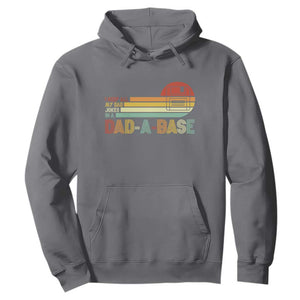 Funny Dad Jokes In A Dad-a-base Hoodie Retro Vintage Fathers Day TS10 Charcoal Print Your Wear