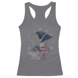 Funny Defiant Since 1776 Racerback Tank Top Minutemen American Revolution TS11 Charcoal Print Your Wear