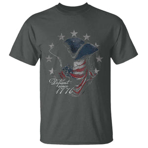 Funny Defiant Since 1776 T Shirt Minutemen American Revolution TS11 Dark Heather Print Your Wear