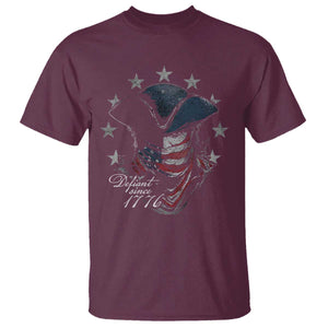 Funny Defiant Since 1776 T Shirt Minutemen American Revolution TS11 Maroon Print Your Wear