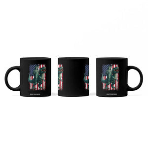 Funny Dinosaur Statue Of Liberty 4th Of July Coffee Mug American Flag TS11 Print Your Wear