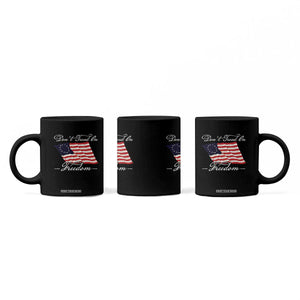Funny Dont Tread On Freedom Coffee Mug Patriotic 4th Of July Vintage Betsy Ross Flag TS11 Print Your Wear