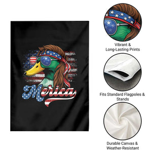 Funny Duck Merica Garden Flag 4th Of July American Flag Patriotic Hunting TS11 Print Your Wear
