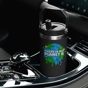 Funny Earth Day There Is No Planet B Flip Straw Tumbler TS11 Print Your Wear