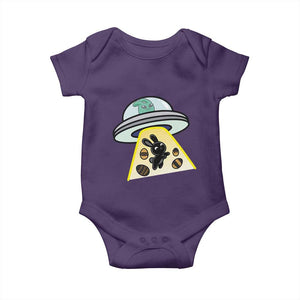 Funny Easter Day UFO Alien Bunny Baby Onesie TS11 Purple Print Your Wear