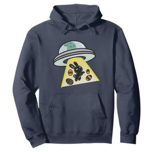 Funny Easter Day UFO Alien Bunny Hoodie TS11 Navy Print Your Wear