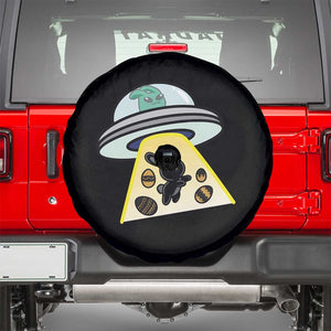Funny Easter Day UFO Alien Bunny Spare Tire Cover TS11 Black Print Your Wear