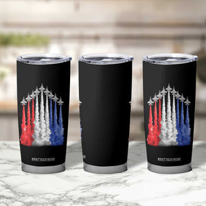 Funny Fighter Jet Airplane American Flag 4th Of July Tumbler Cup TS11 Print Your Wear