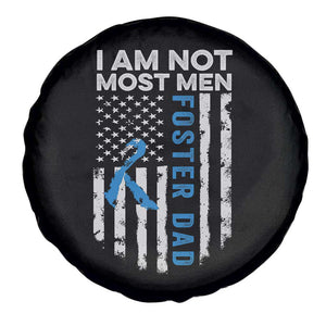 Funny Foster Parent Foster Dad Spare Tire Cover I Am Not Most Men American Flag TS11 Print Your Wear