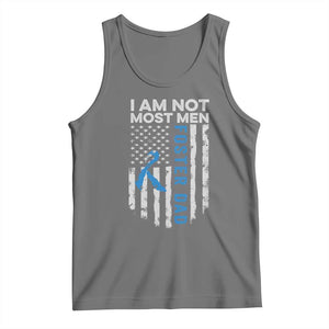 Funny Foster Parent Foster Dad Tank Top I Am Not Most Men American Flag TS11 Black Heather Print Your Wear