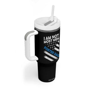 Funny Foster Parent I Am Not Most Men Foster Dad Tumbler With Handle American Flag TS11 Print Your Wear