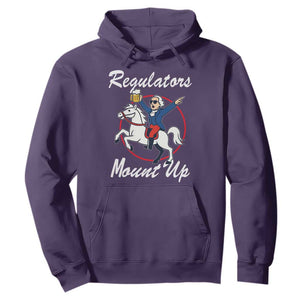 Funny Founding Father Patriotic Drinking Hoodie Regulators Mount Up 4th of July TS02 Purple Print Your Wear