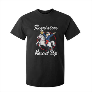 Funny Founding Father Patriotic Drinking T Shirt For Kid Regulators Mount Up 4th of July TS02 Black Print Your Wear